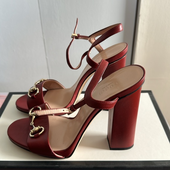 Gucci Block Heel Sandals - Picture 2 of 9